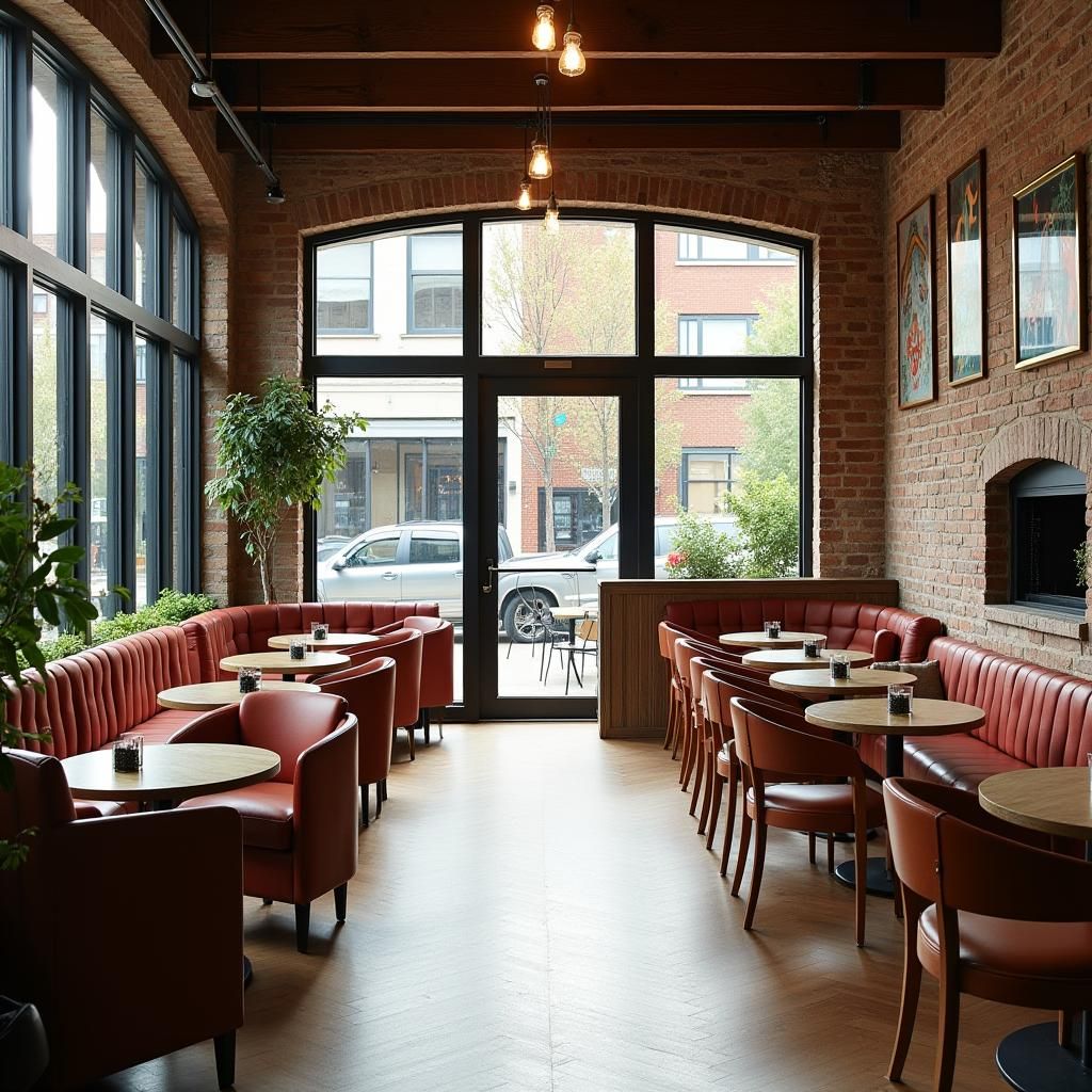 Trendy Café Interior Design Inspired by Modern Artists