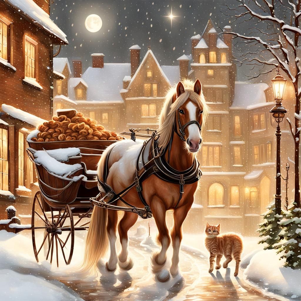 Collage of Favorite Things: Roses, Kittens, and Mittens