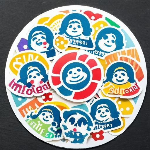 Assorted Stickers Generated by AI