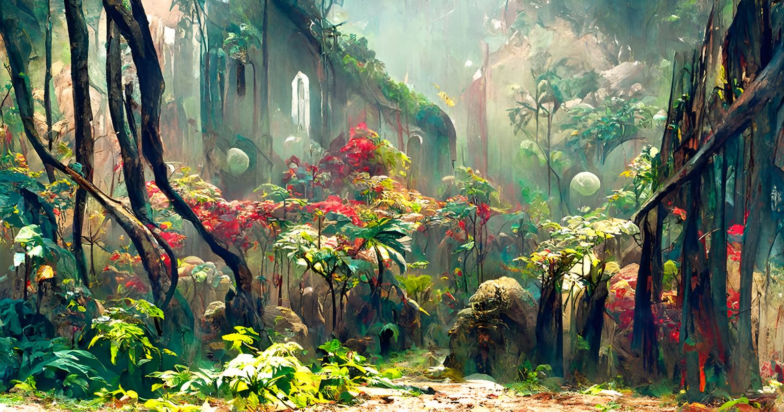 Menace of the Evil Jungle: Watercolour Illustration