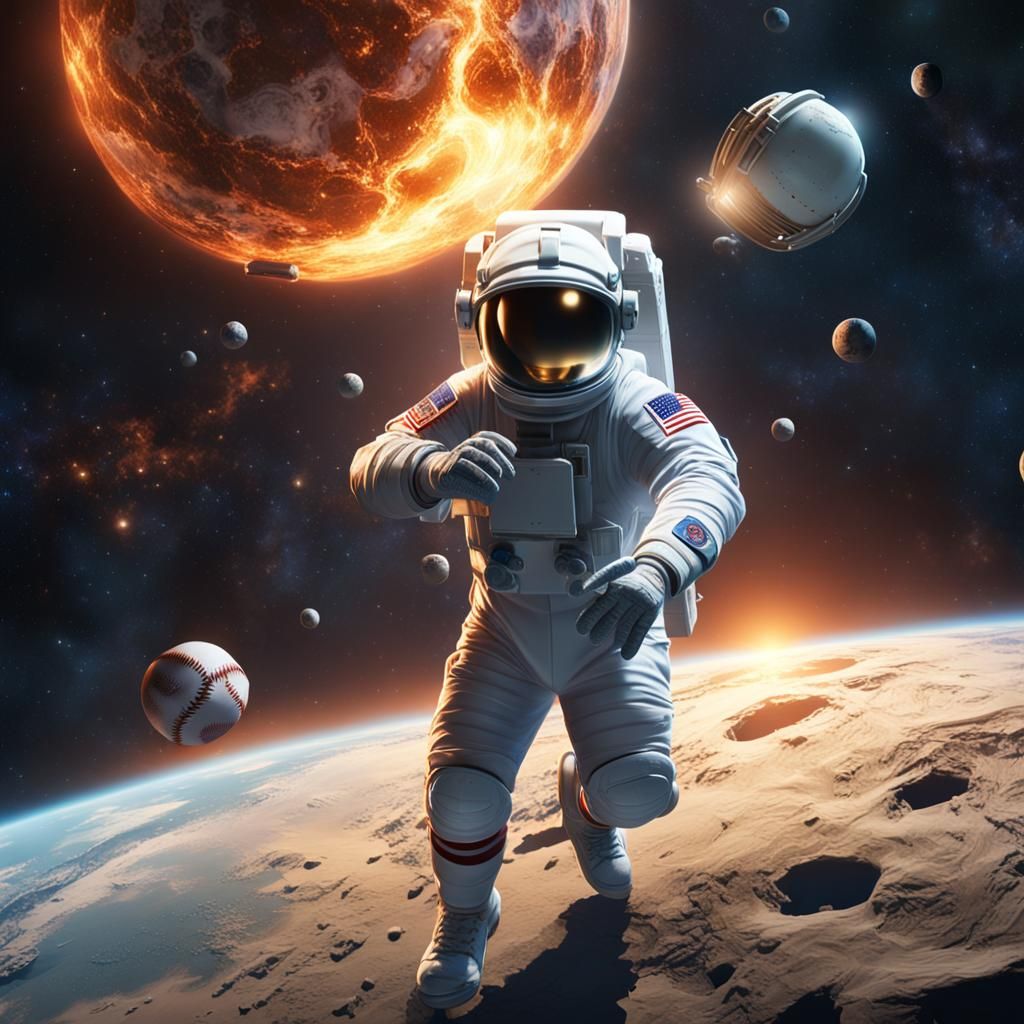 Astronauts Hit Home Run Through Space and Time