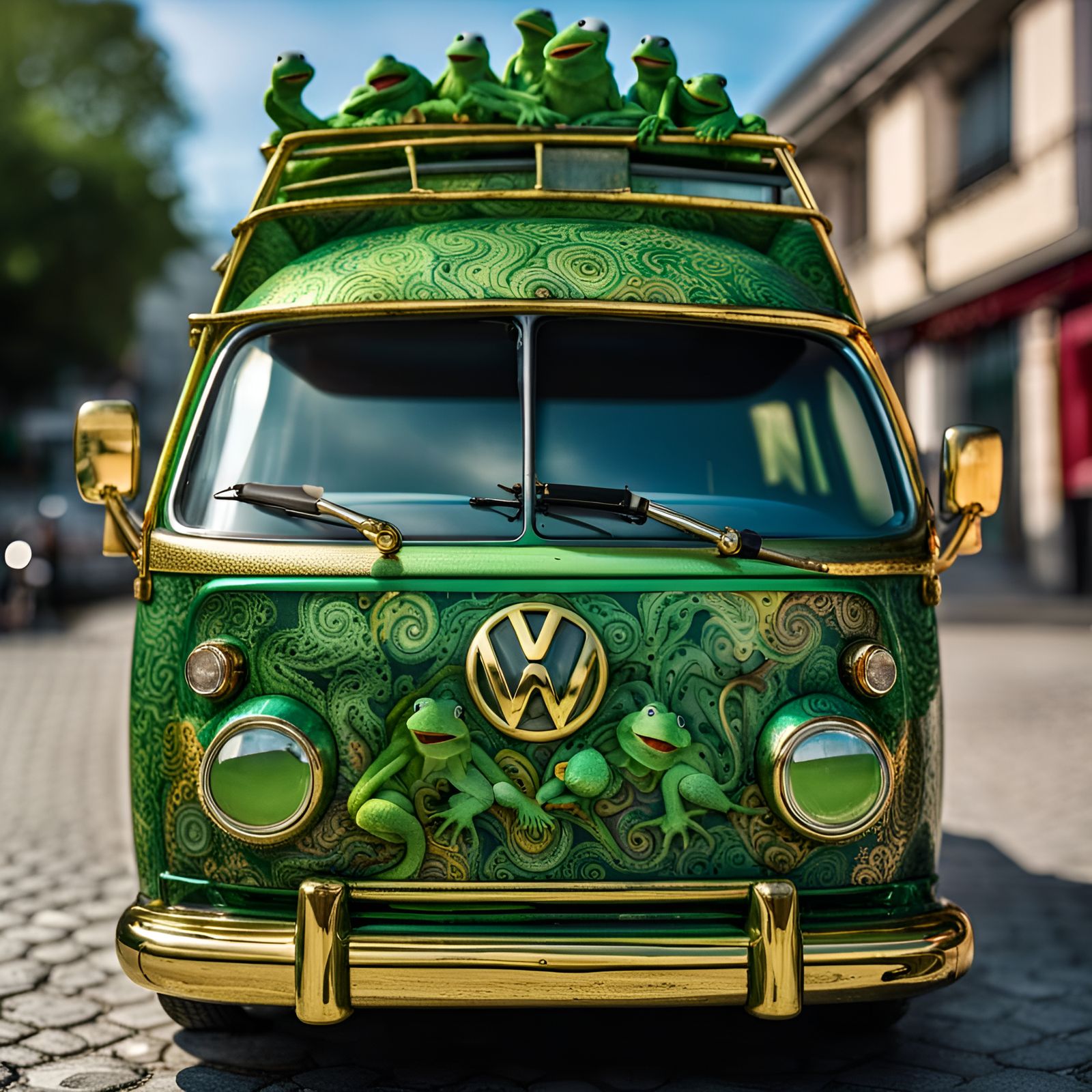 GreenNails's Kermit the Frog™©® Camper Van, Masterplayer, unofficial #1