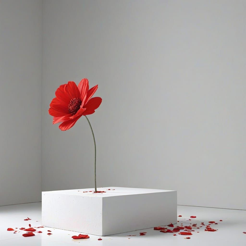 Abstract Expression of Silence and Nothingness