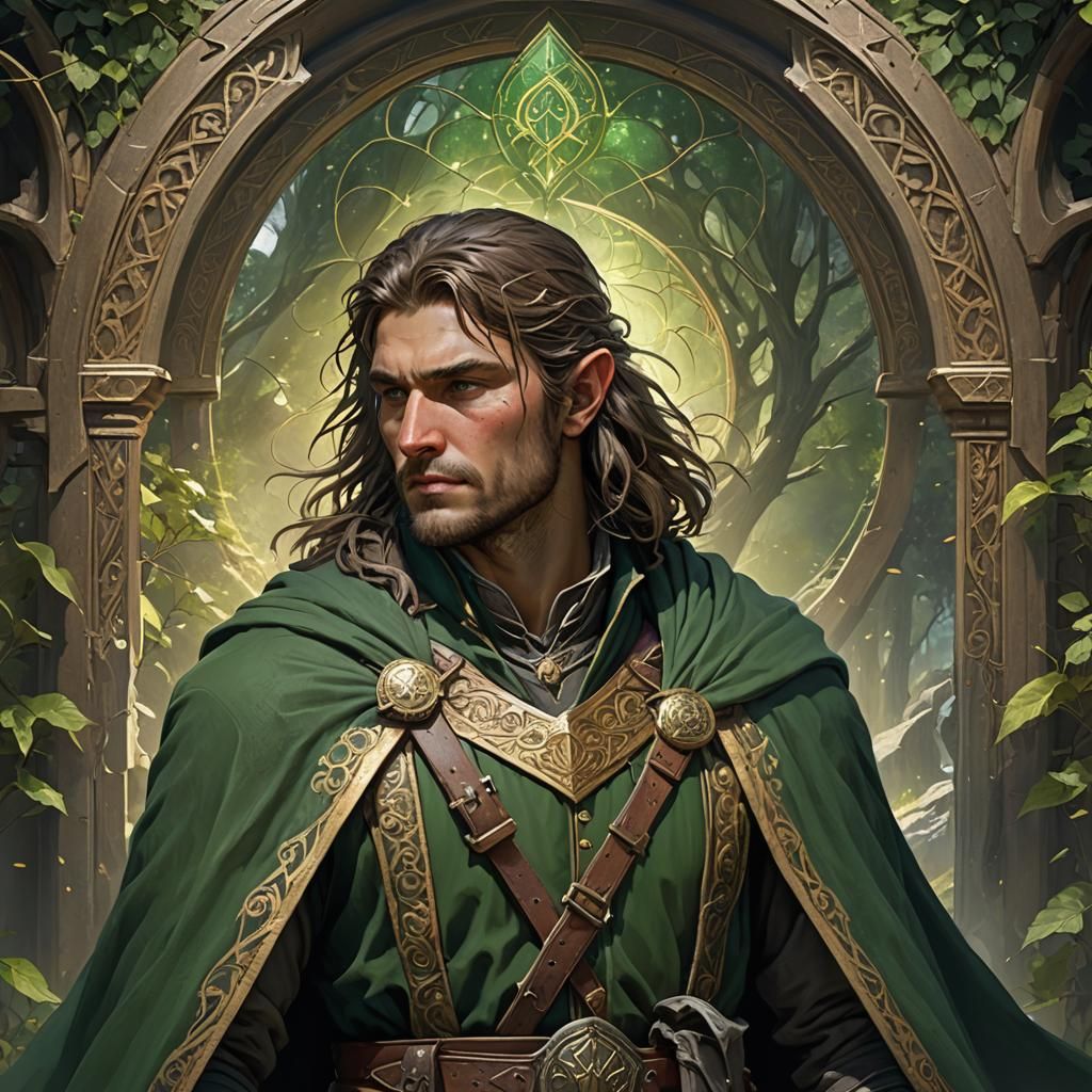 Ranger of Ithilien Portrait in Hyperdetailed Style