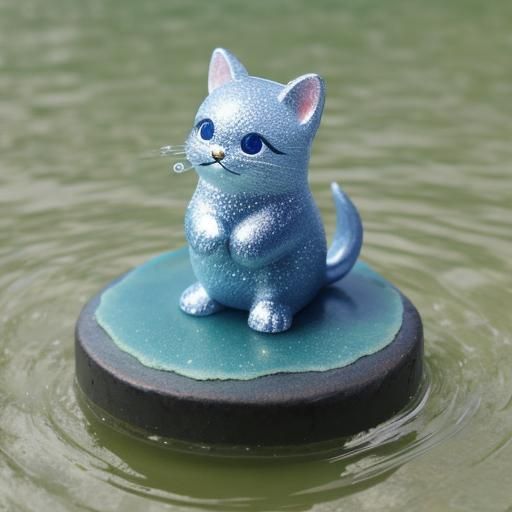 Cute Water Spirit Generated by AI