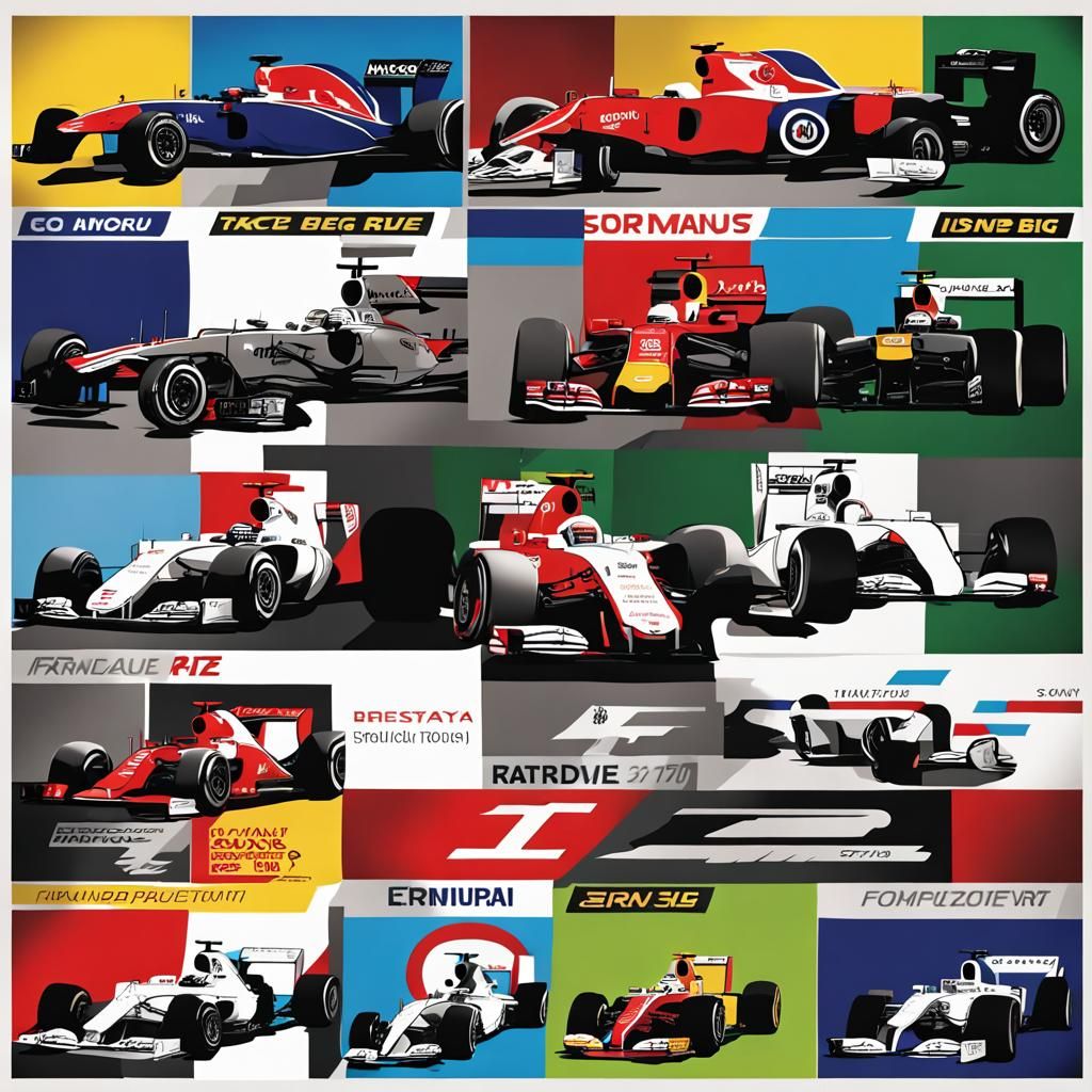 Formula 1 Racing Poster