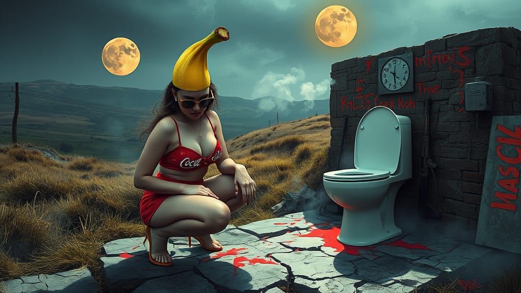 Banana Brain Under a Double Moon