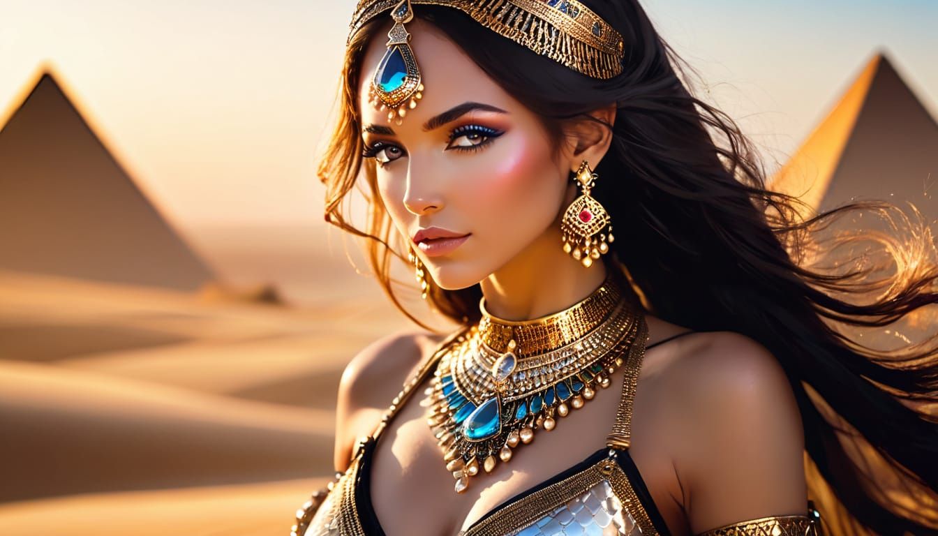 Little Egypt Dancer in Luis Royo Style