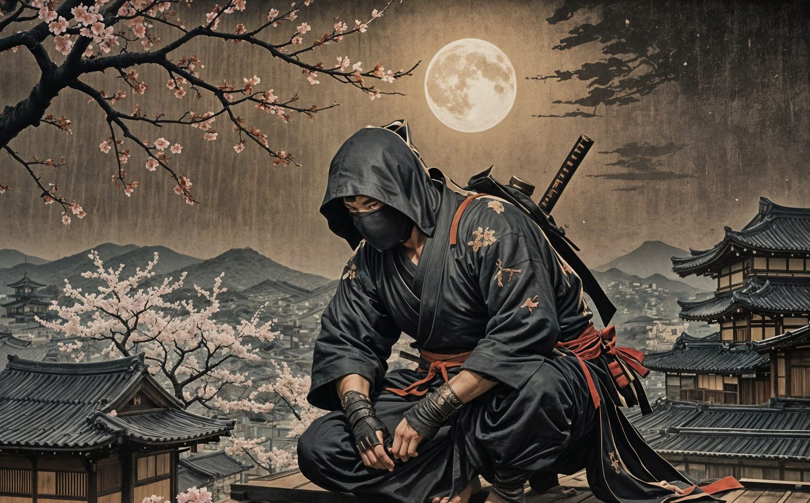 Ninja Assassin in Edo-Period Kyoto