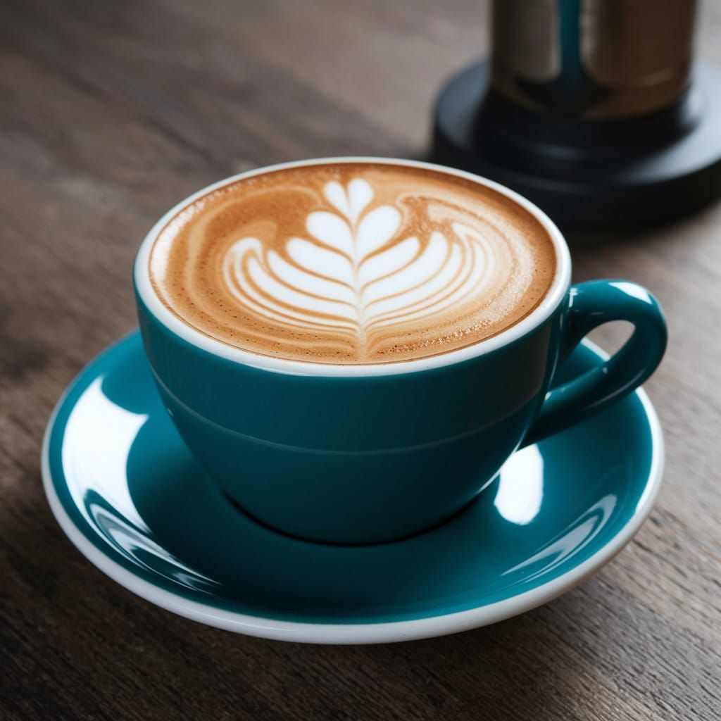 Dark Fantasy Coffee Art in a Grim Latte