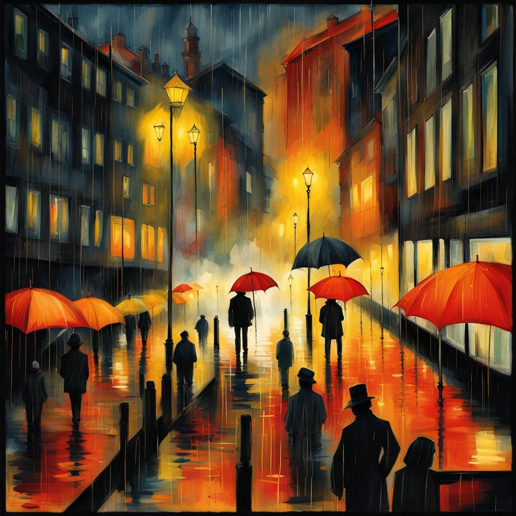 Wenn der Regen fällt, Ein Meer voller Fragen...