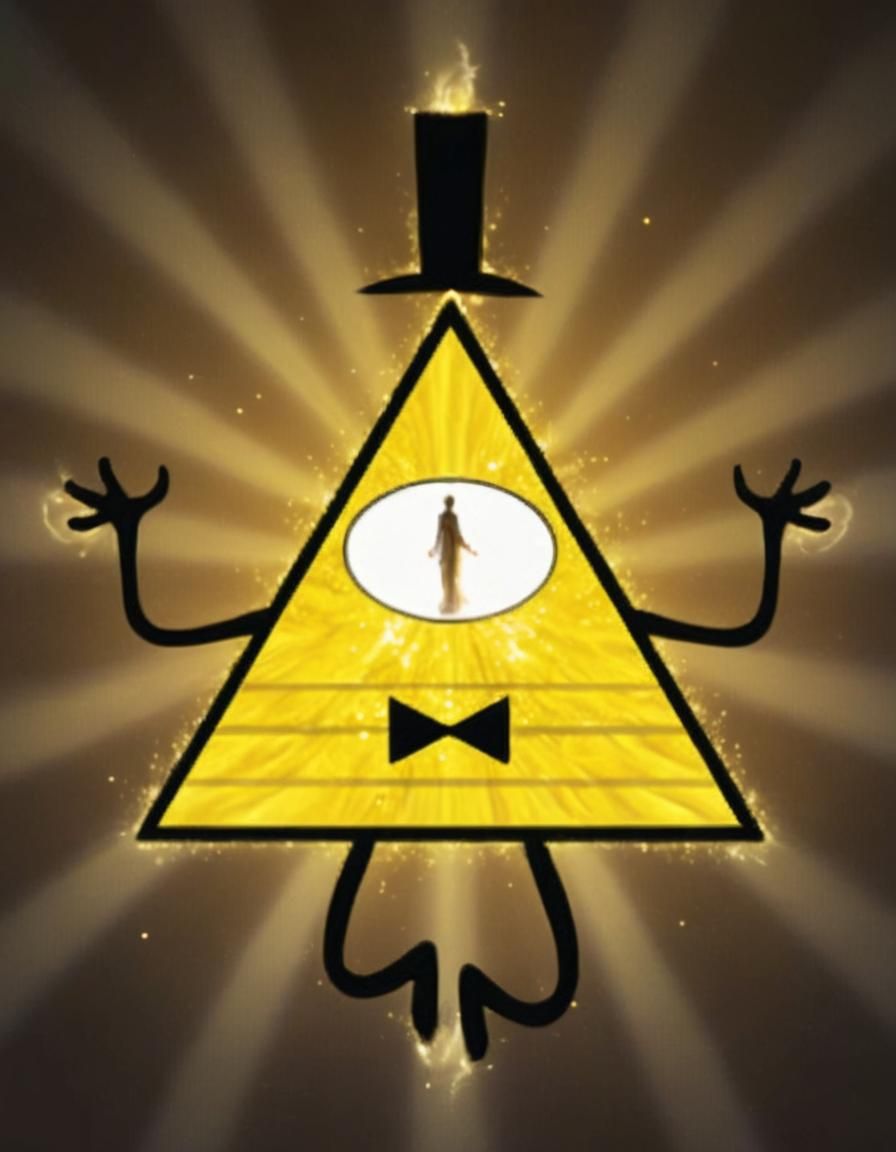 Ethereal God Surrounded by Dancing Fairies