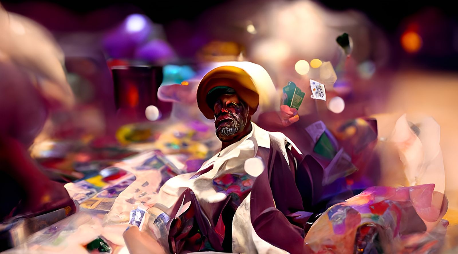 The Gambler Portrait in Photorealistic Style