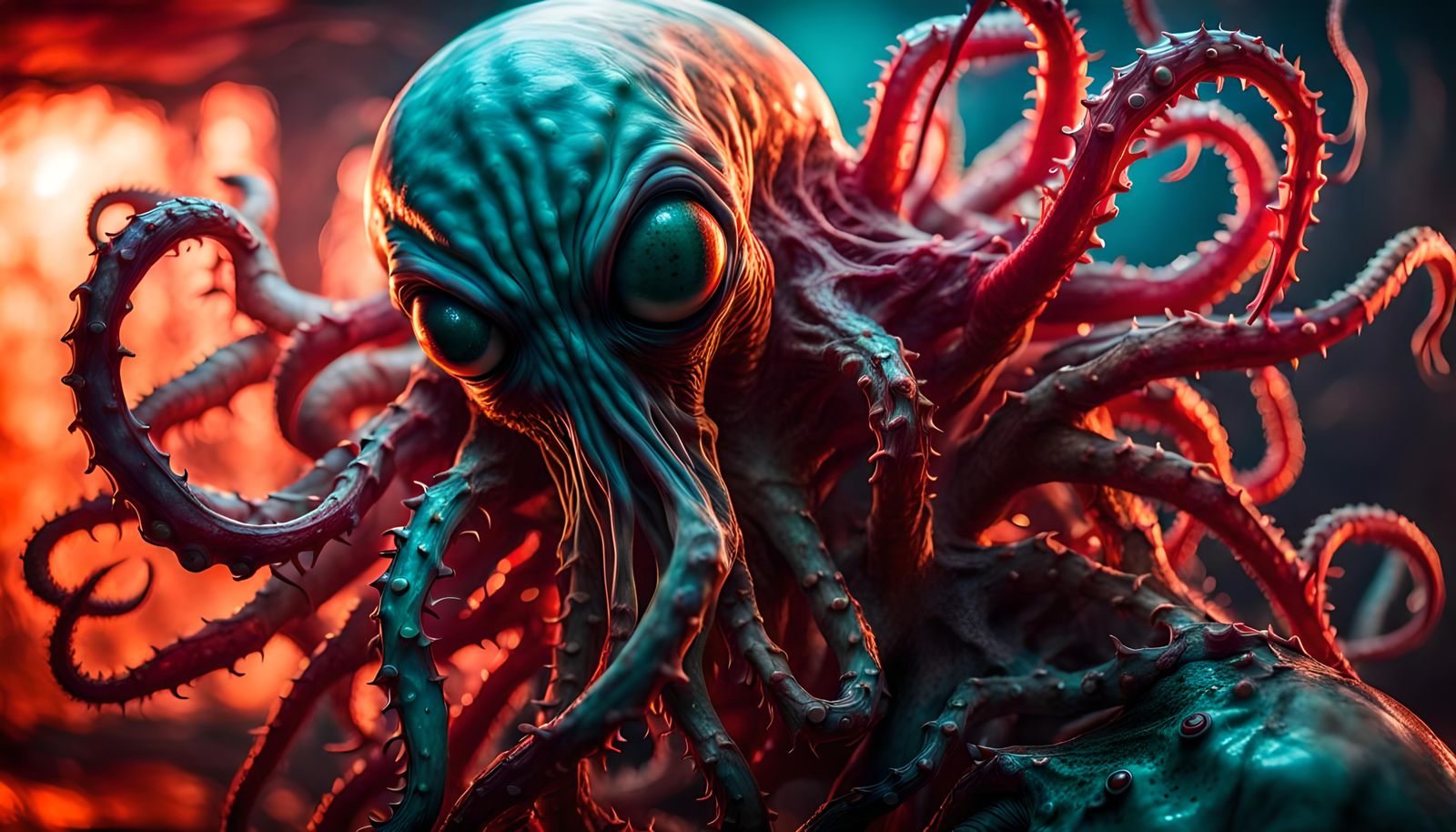Alien Advanced Octopus Humans