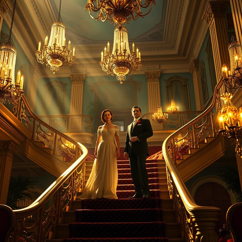 Golden Age Glamour: Scarlett O'Hara's Premiere in Atlanta