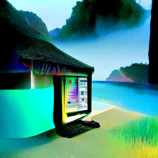 Digital Hideaway Generated by AI