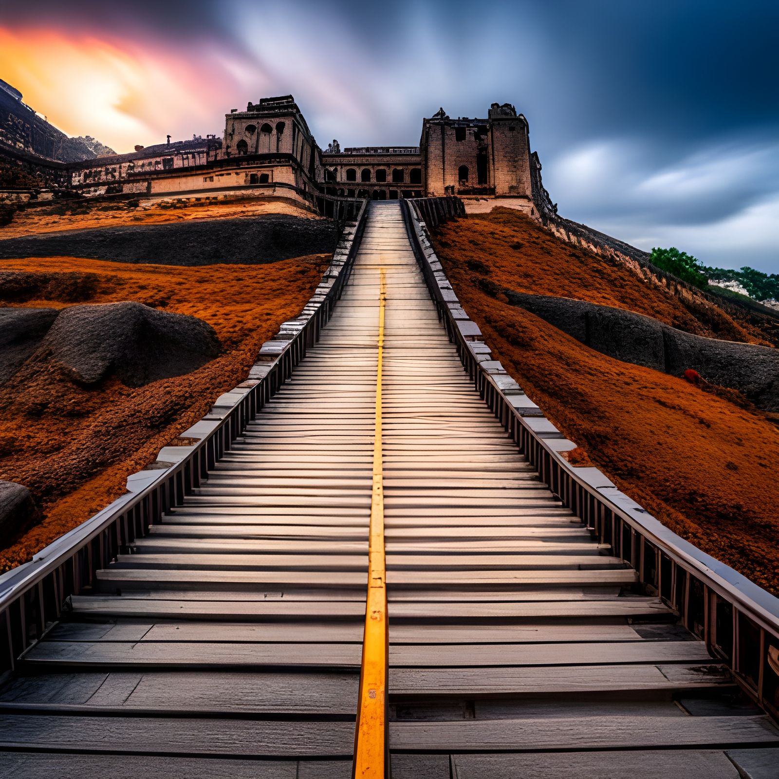 Cat and Butterfly Oil Painting with Impasto