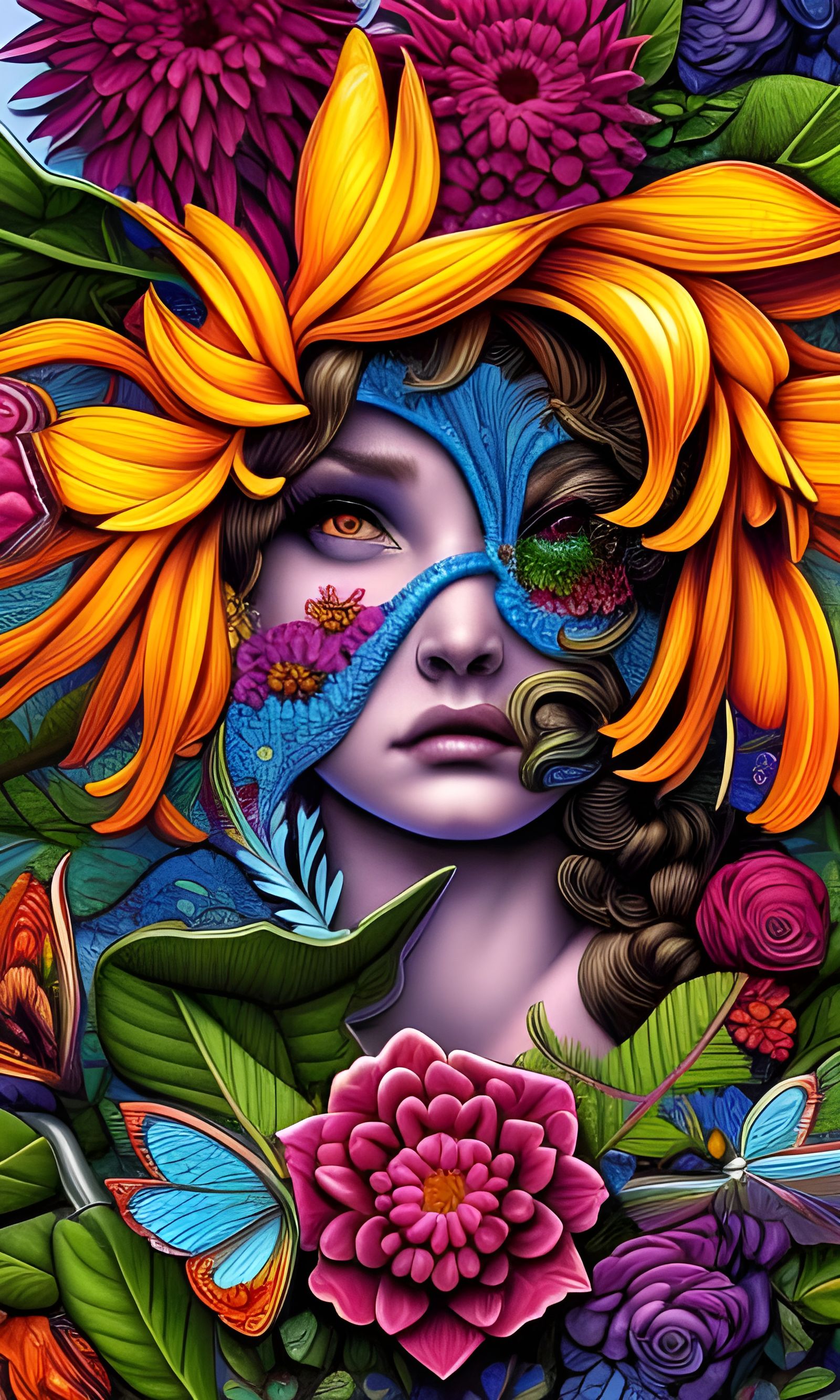 The flower lady