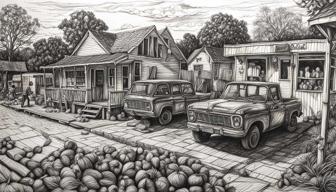 Detailed Charcoal Drawing Inspired by Julie Bell