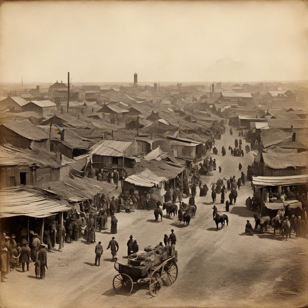 Dodge City 1890: Vintage Photographic Style