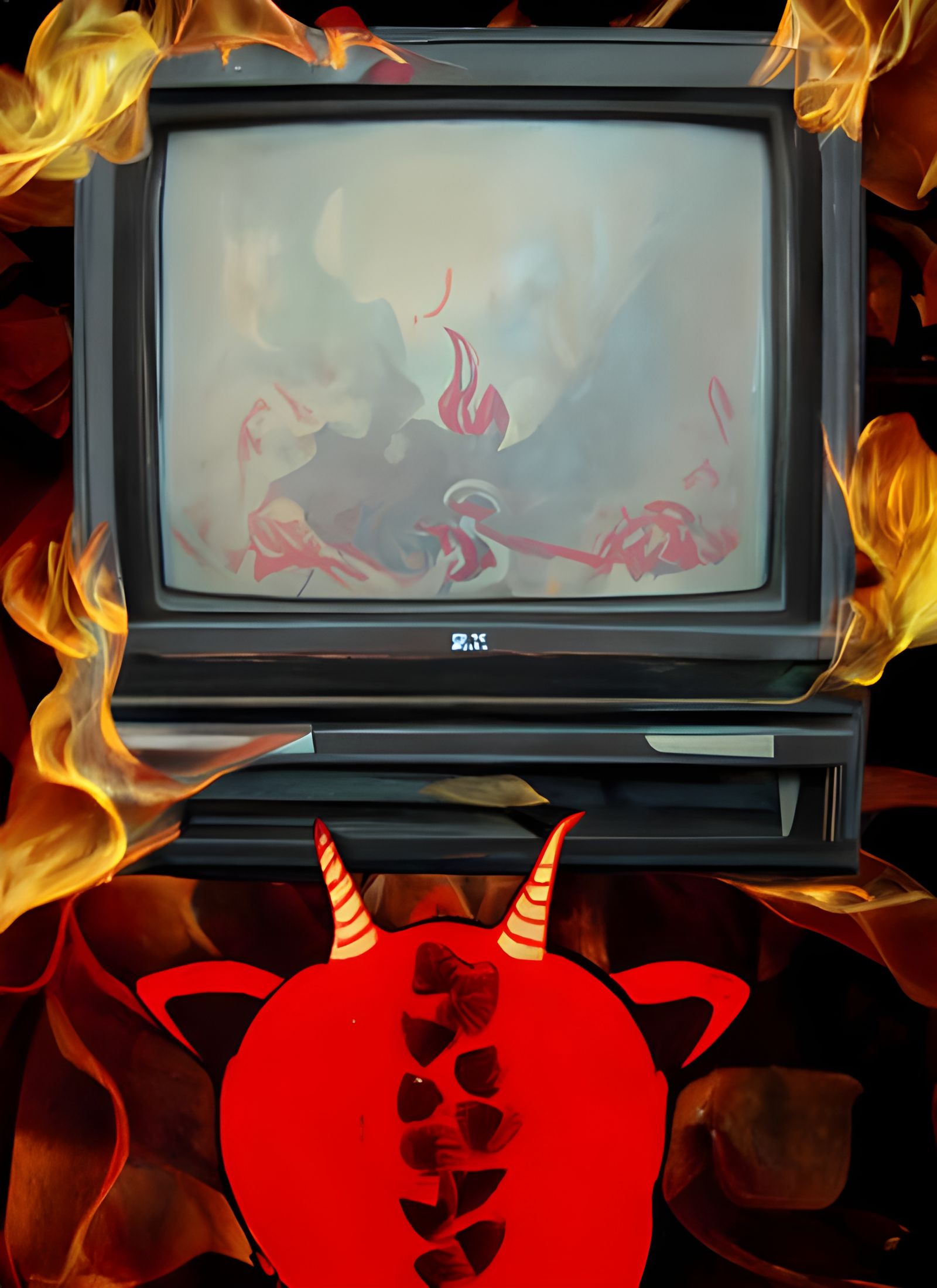 good little devils get tv time