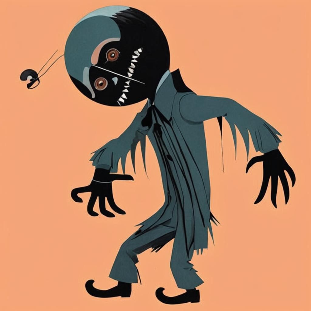 the loathsome boy is moonwalking