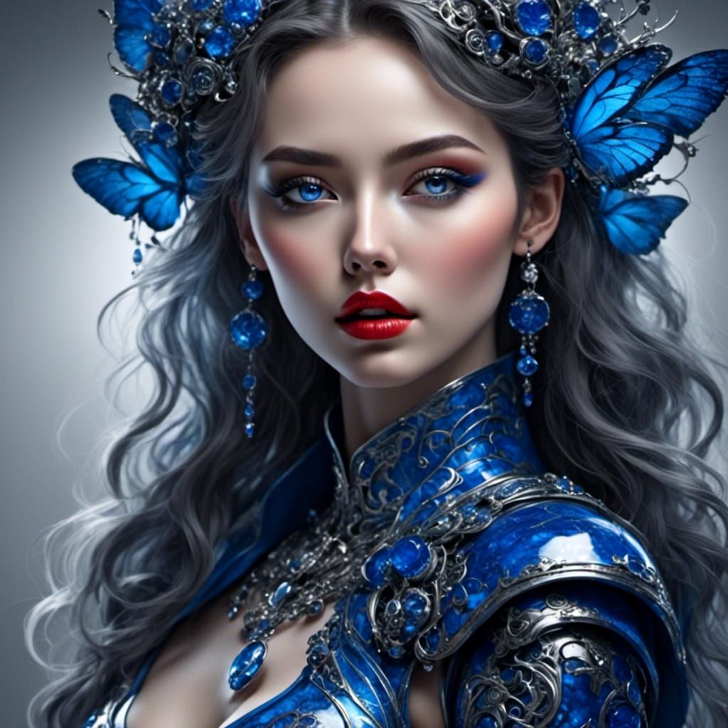 Prismatic Marble Abstract with Vibrant Textures