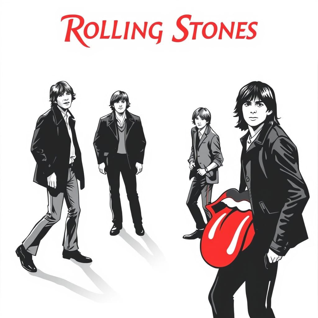 Rock and Roll Icons in Iconic Style