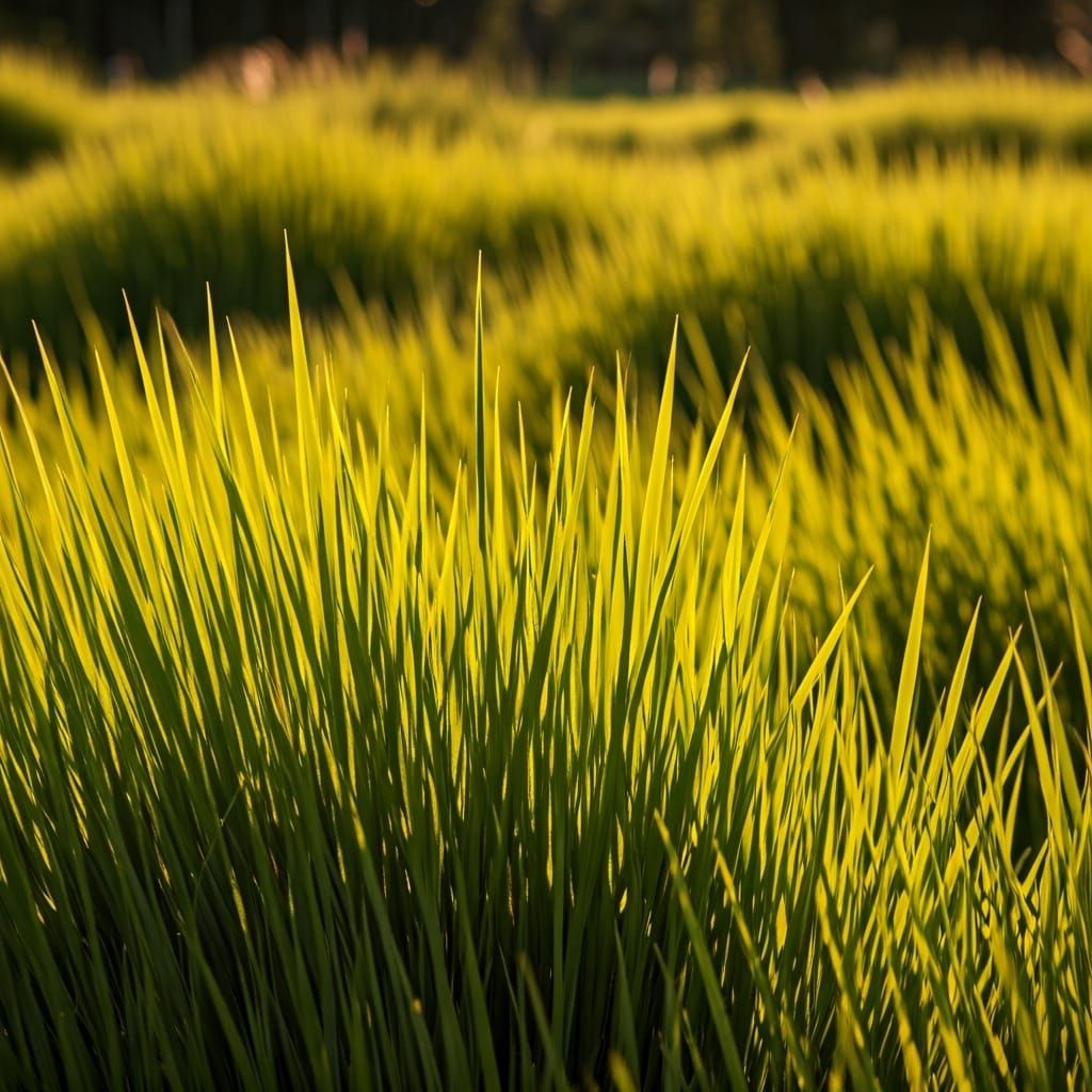 Lush Green Grassland in Bright Daylight