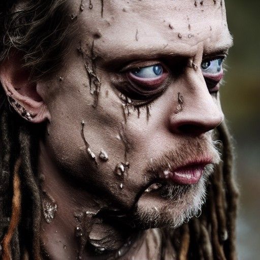 Viking Emerges From Mud, Cinematic Lighting