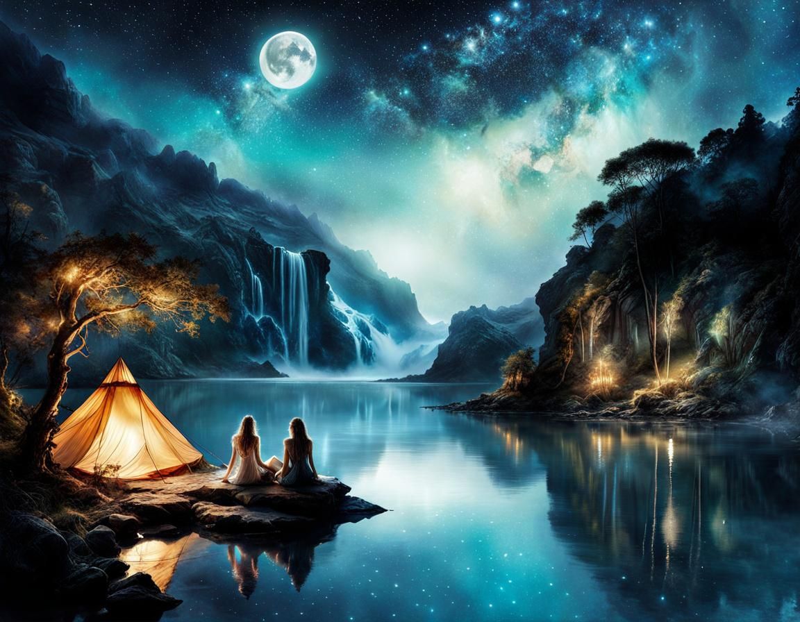 Waiting for a falling star