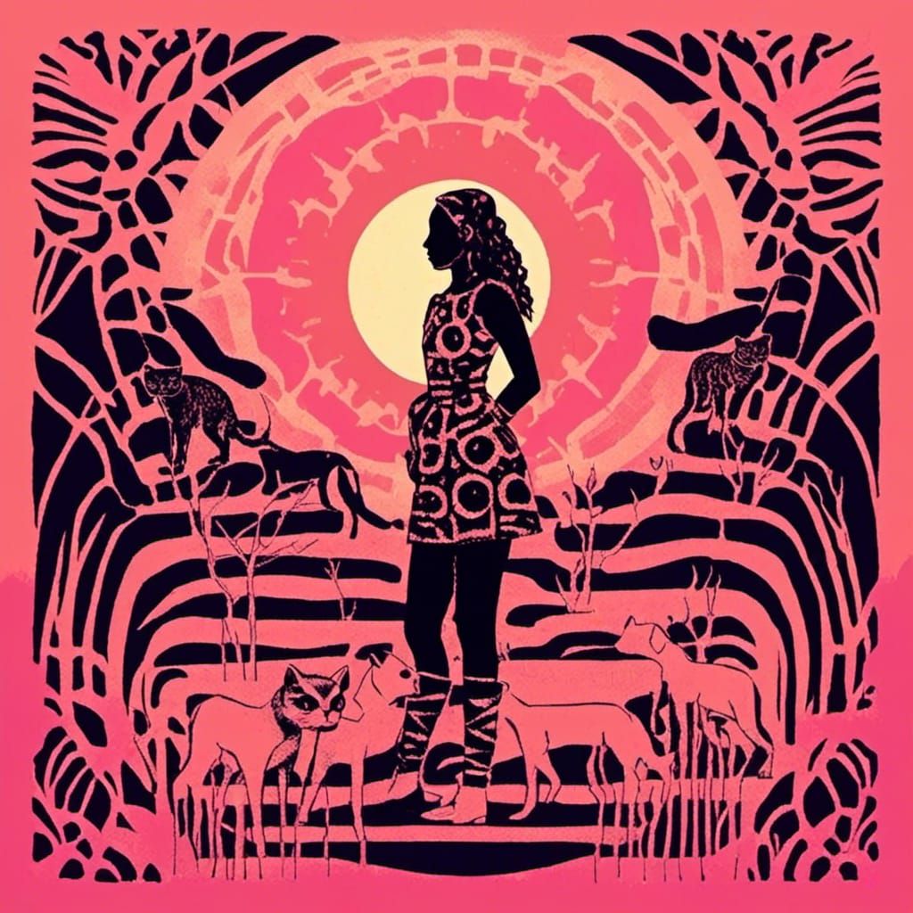 <lora:Dubuffet Dolls:1.0> <lora:Native woman:1.0> A woman an...