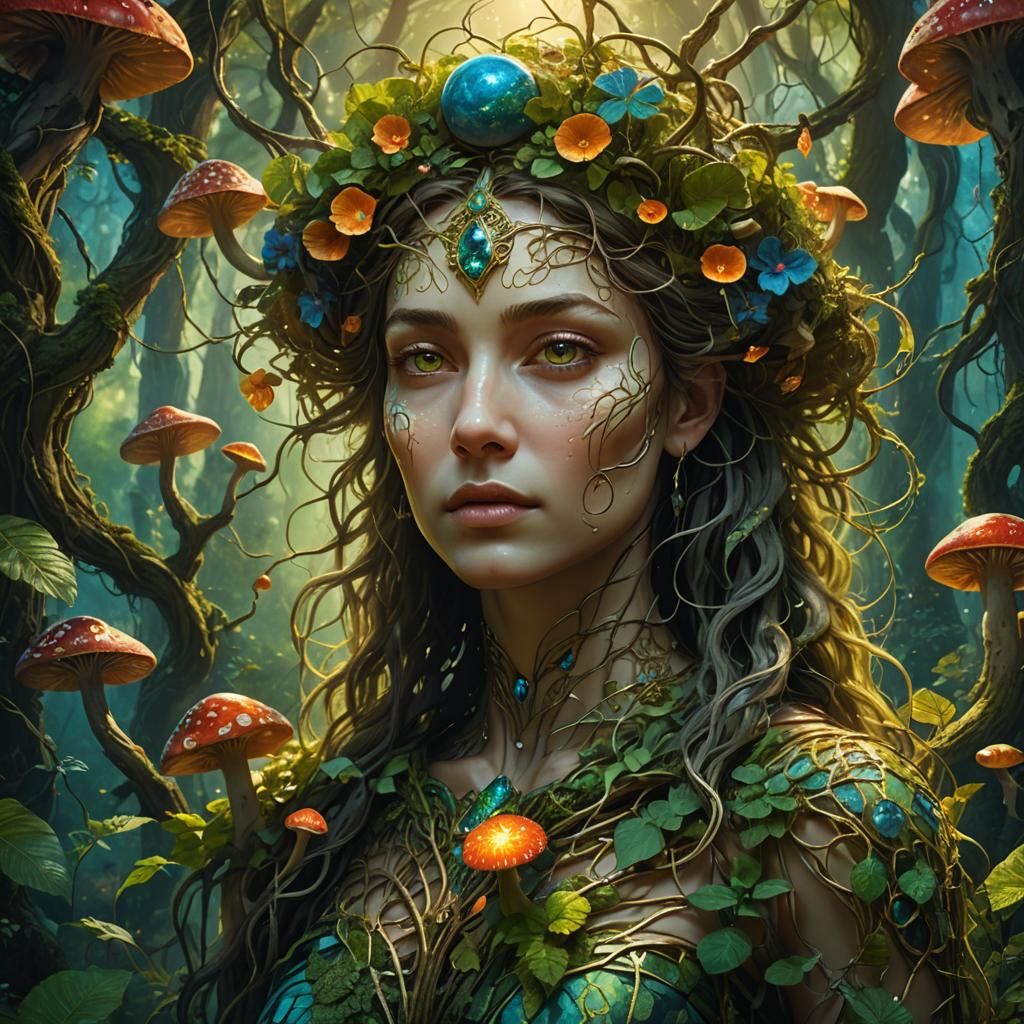 Gaia: Grecian Earth Goddess in Fantasy Art