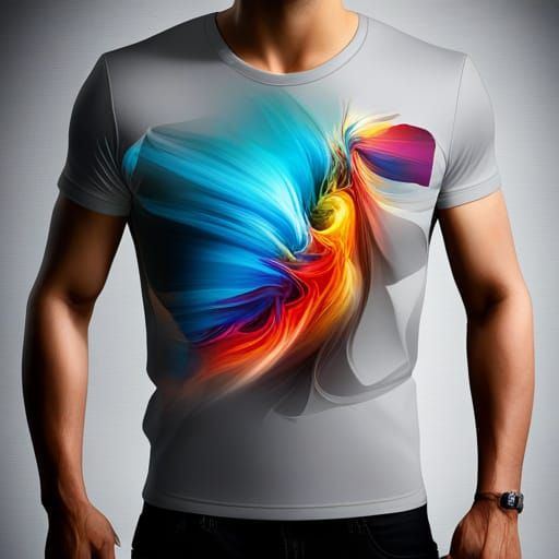 Abstract T-Shirt Design for Apparel