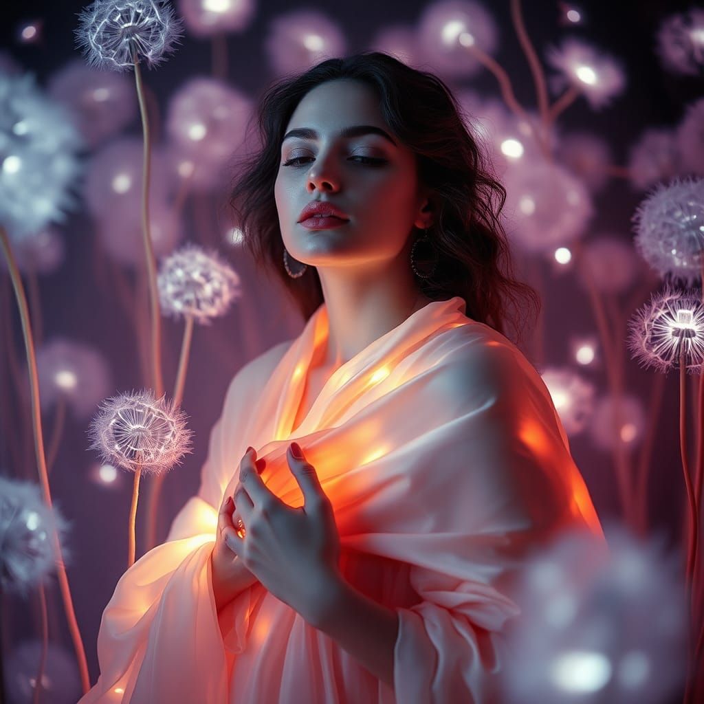 Ghostly Woman , beautiful, infrared photography ,clothed in ...