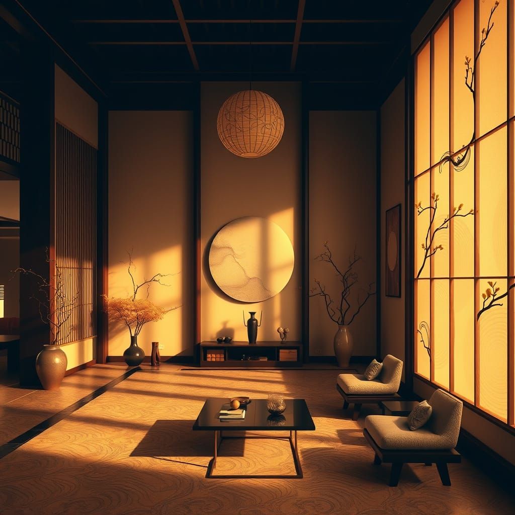 Asian-Inspired Interior Design with Feng Shui Elements