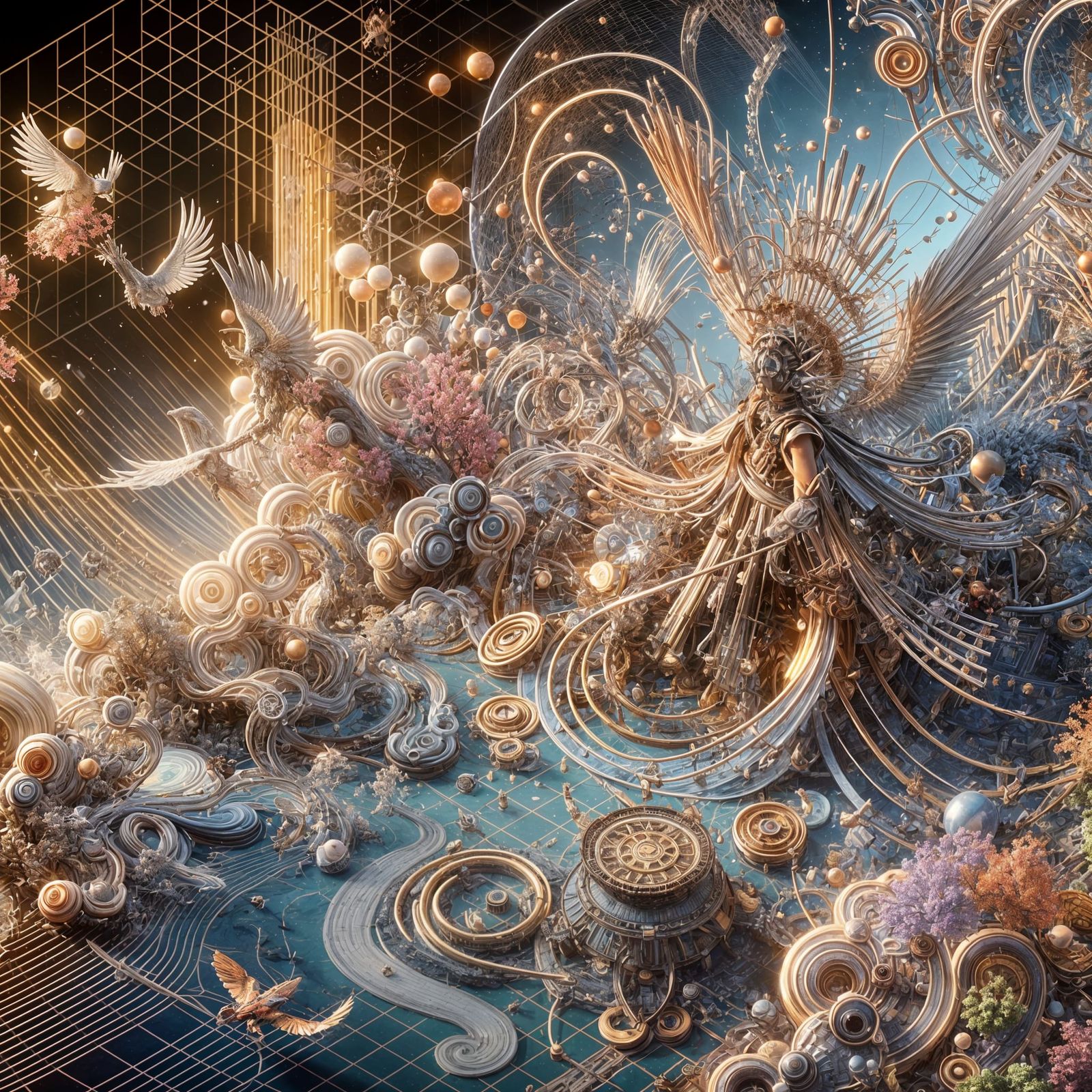 Whimsical Japanese Fantasy in 8k Concept Art