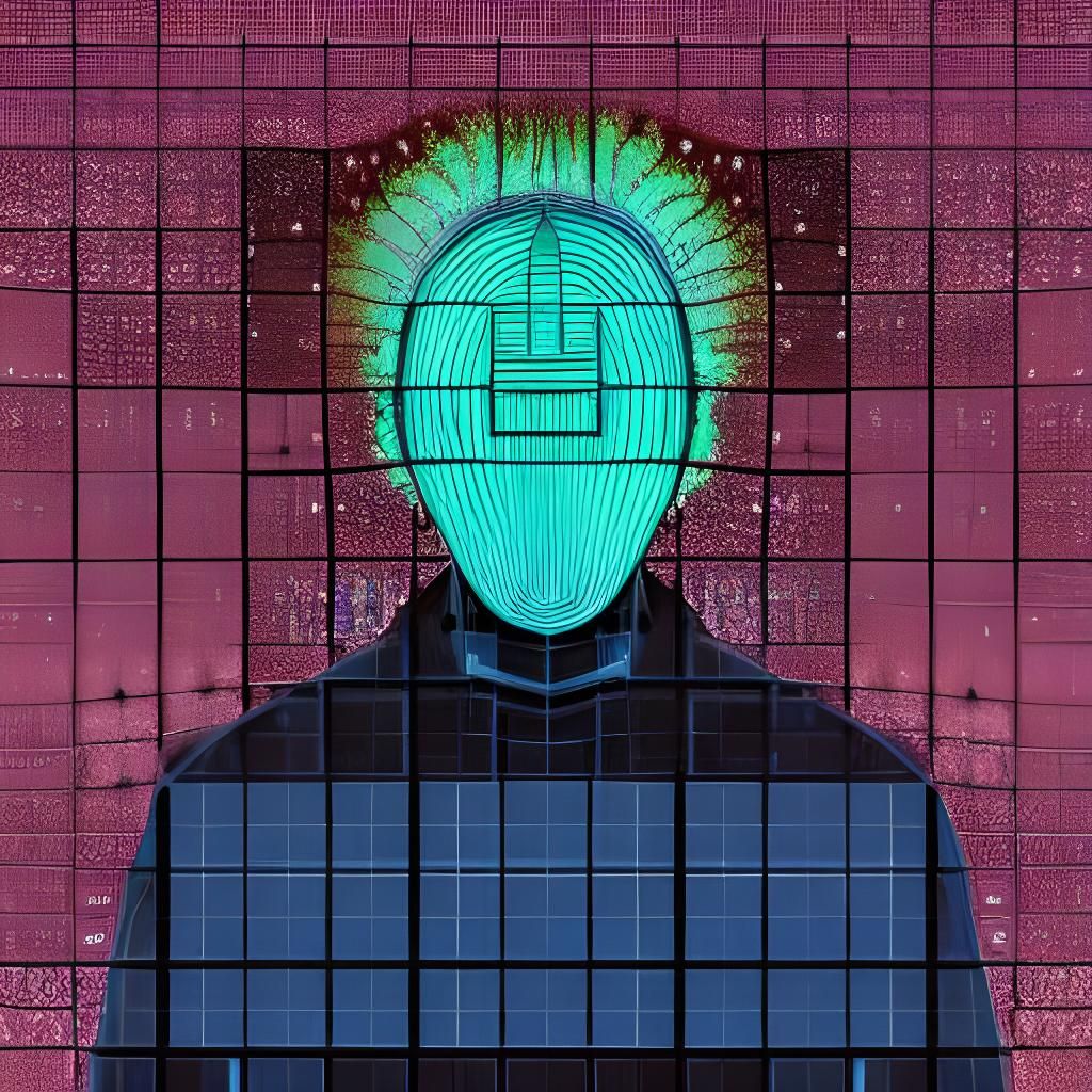 Emotional Face in Pixel Art with 3D Effect