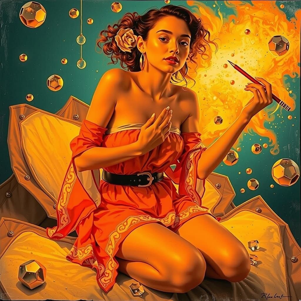 AI-Generated Hyperrealistic Image Demonstrating Extreme Deta...