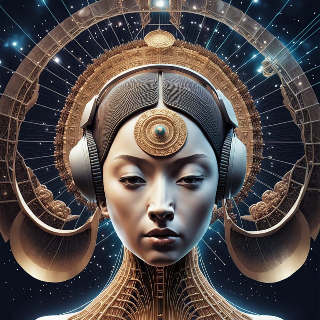 Abstract Mindscape of Sound and Sight