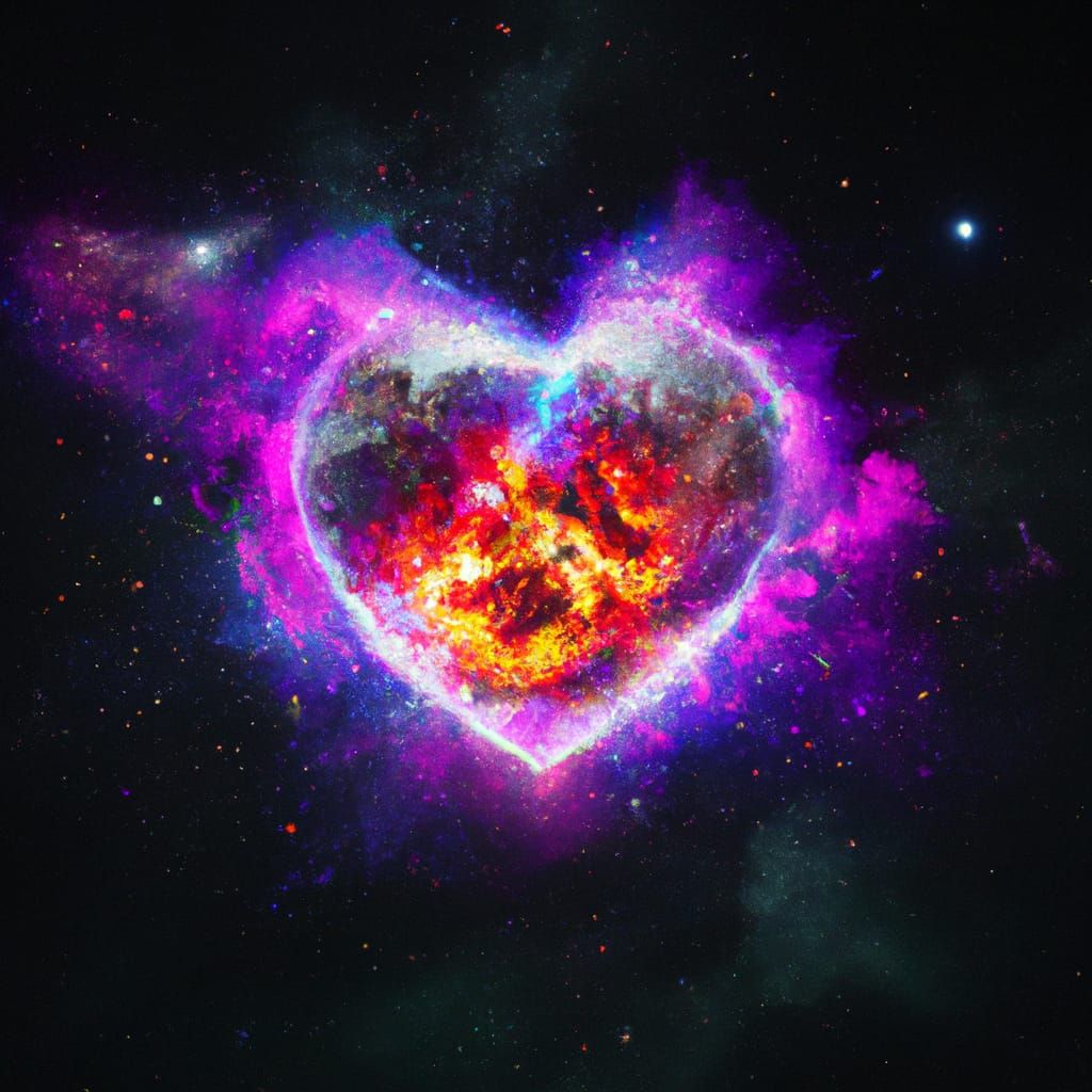 Cosmic Heart Explosion