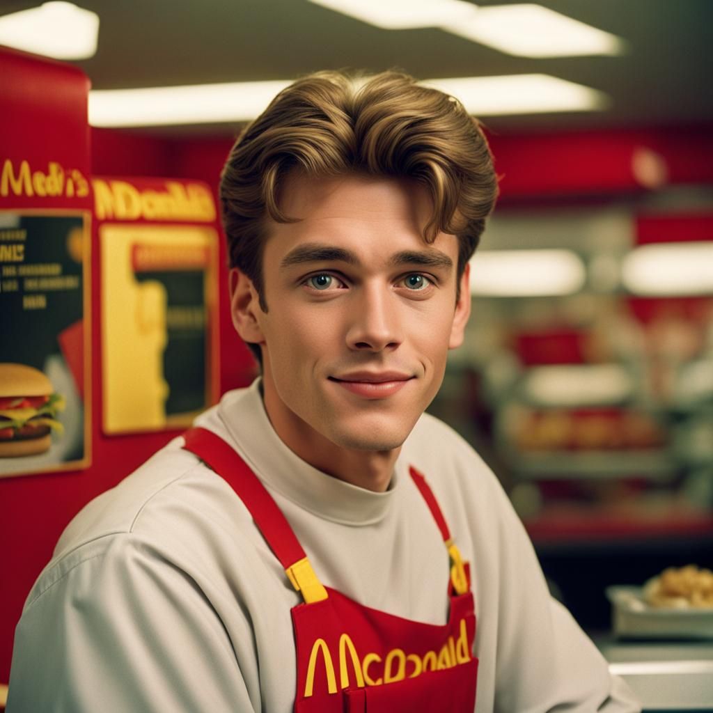 90s Heartthrob McDonald's Portrait