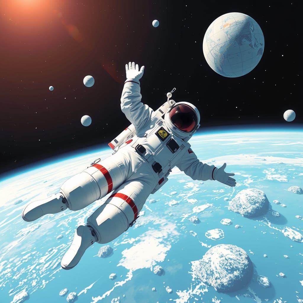 Space Free Fall in Cosmic Abundance