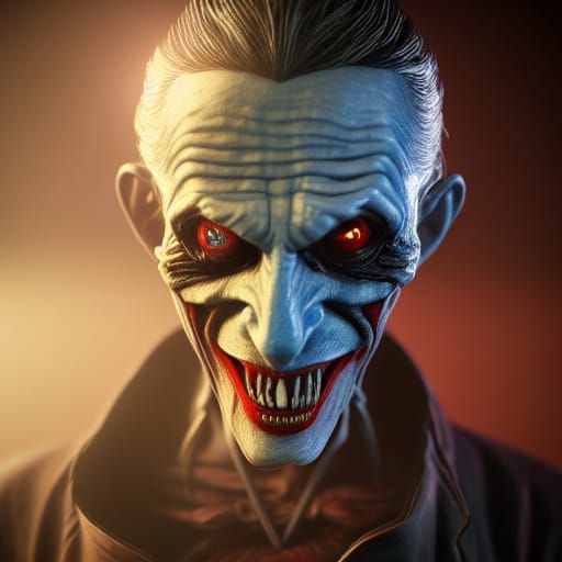 Hyperrealistic Horror Portrait in Biopunk Style