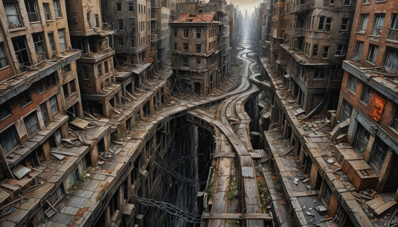 Post-Apocalyptic City: Sinister Anamorphic Street Art