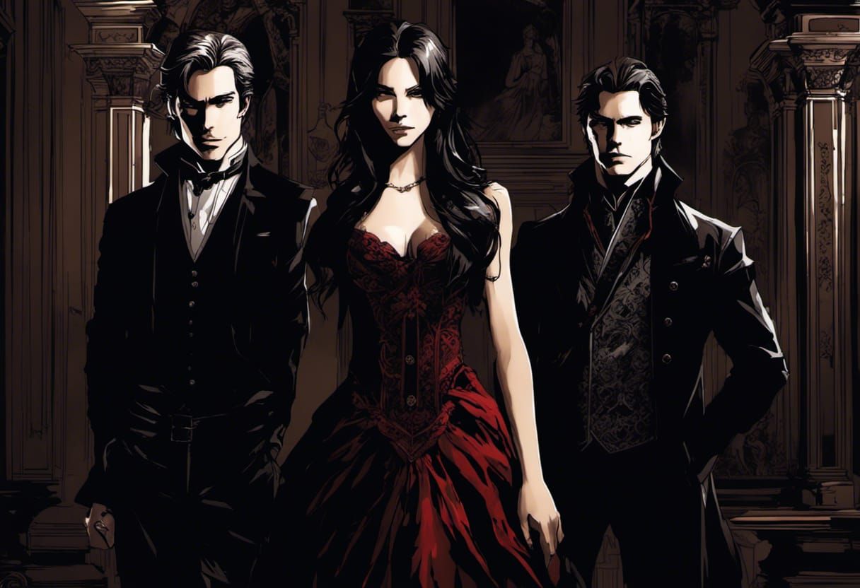 The Vampire Diaries as a Manga Gothic Romance