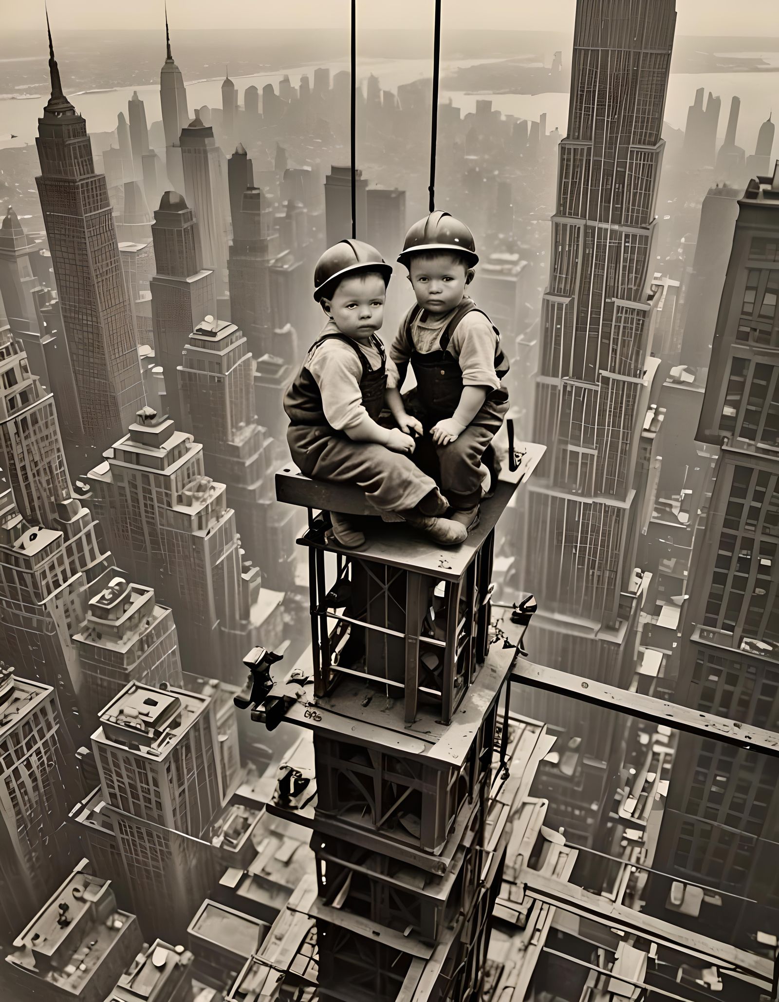 Empire State Building Construction: Historic Portrait