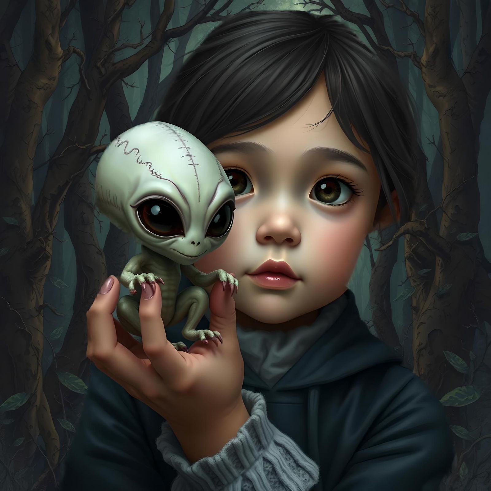 My Scary, but Cute Alien