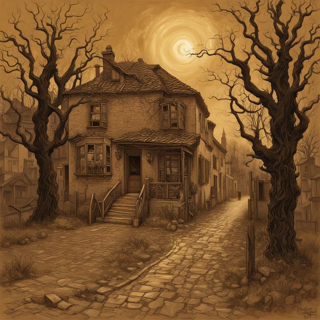 Eldritch Horror in Ashcan School Style