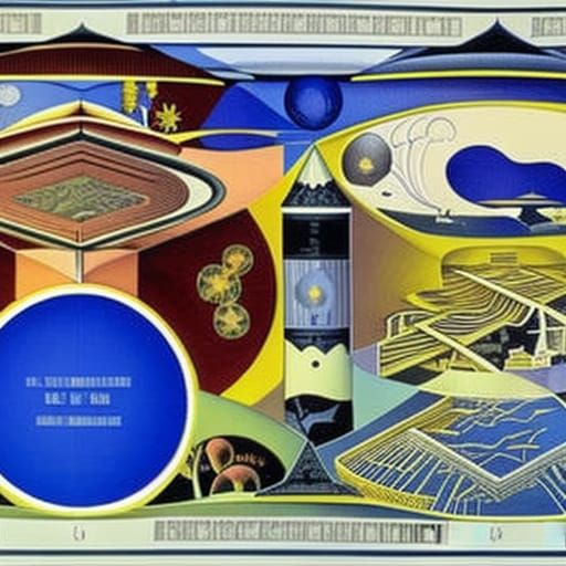 Microbiology Diagram in Escher Moebius Style